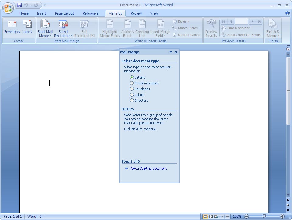 how to mail merge labels from excel to word 2000